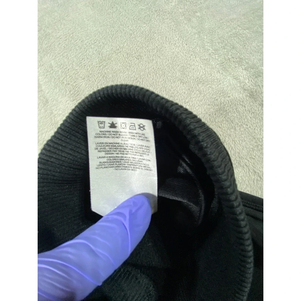 Nike Track Pants Mens XL Black Fleece‎ Lined Ankle Zip Therma-Fit Slash Pockets